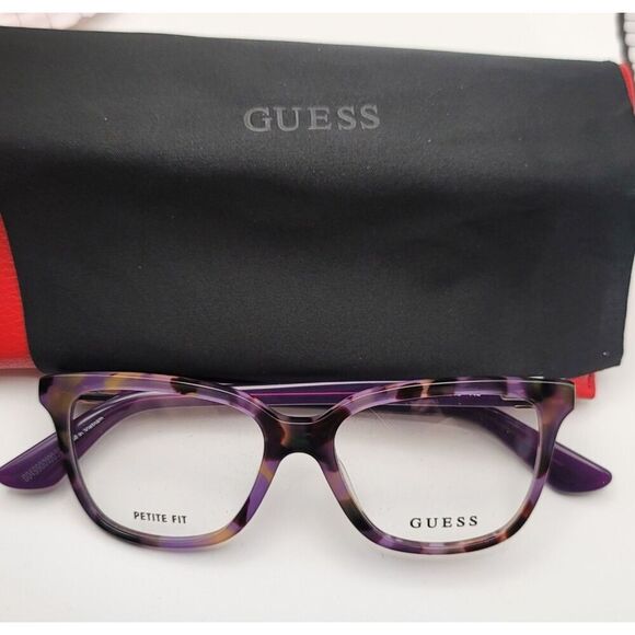 NIB - Guess Violet Tortoise Frame Glasses - Picture 3 of 9